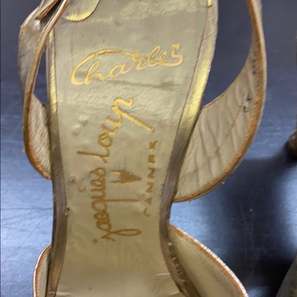 Charles Jacques Loup Heels Sz 5 - Picture 3 of 16